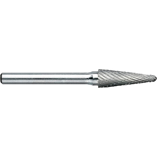 Drillco&reg; Magnum Double Cut Solid Carbide Burr, SL-3, 3/8" Dia., 1/4" Shank, 1-1/16" Depth of Cut OSI Industrial Sales