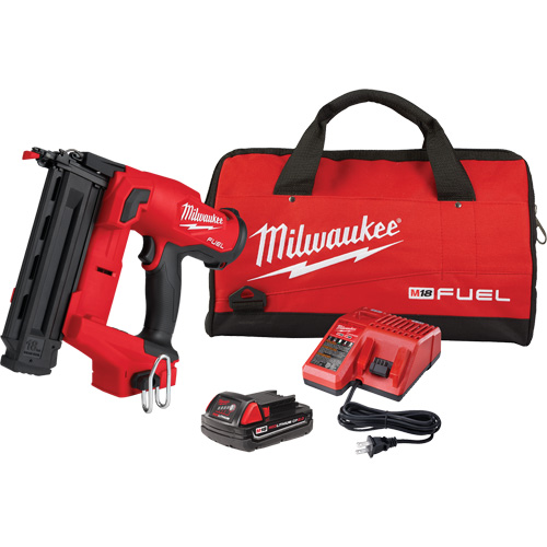 Ensemble de cloueuse pour clous de finition de calibre 18 M18 Fuel, 18 V, Lithium-ion OSI Industrial Sales