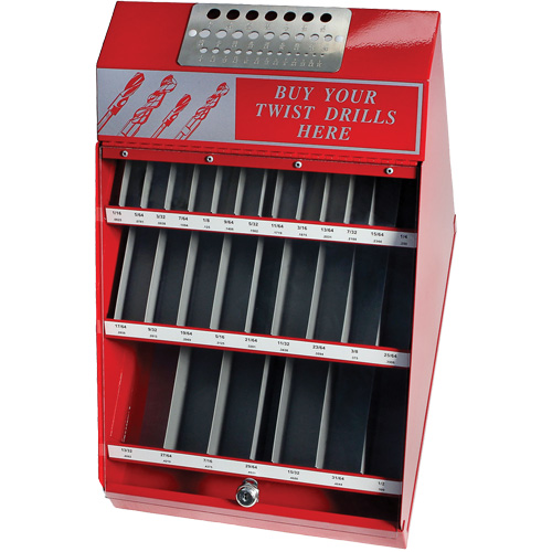 DRILLCO Fractional Nitro Drill Bit Display Set, 540 Pieces OSI Industrial Sales