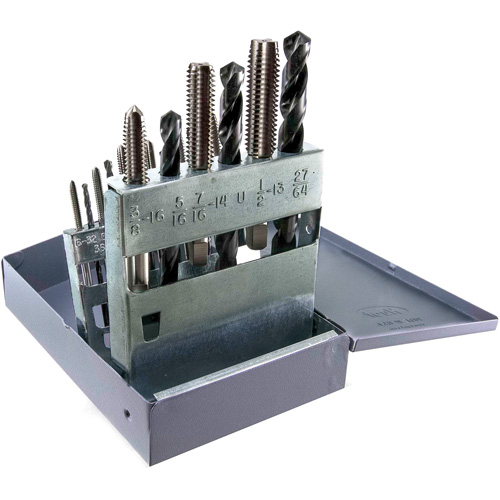 Jeu de tarauds & forets Drillco, 18 morcea OSI Industrial Sales