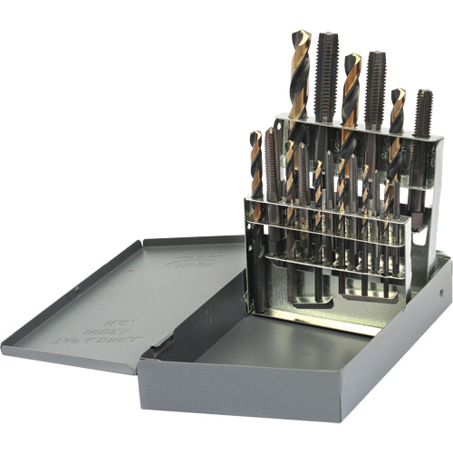 Jeu de tarauds & forets Drillco, 18 morcea OSI Industrial Sales
