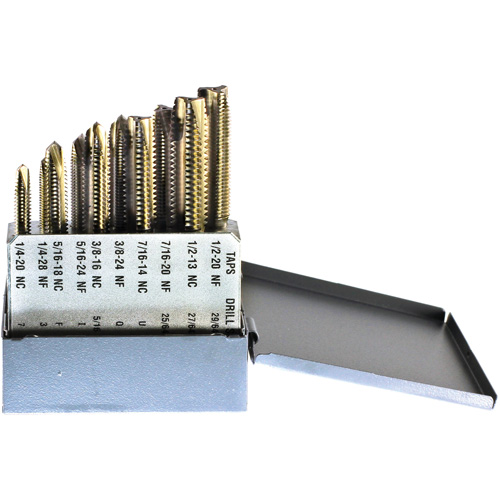 Jeu de tarauds Drillco, 10 morcea OSI Industrial Sales