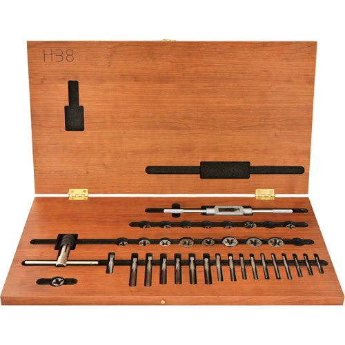 Jeu de tarauds et fili&egrave;res hexagonales Drillco, 36 Morcea OSI Industrial Sales