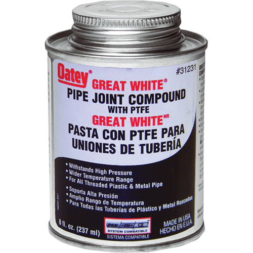 Great White&reg; Pipe Joint Compound with PTFE OSI Industrial Sales