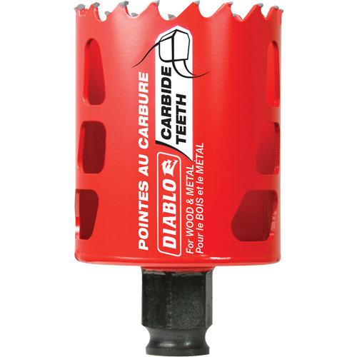 Wood & Metal Hole Saw, 2", 2-3/8" Depth of Cut, Carbide OSI Industrial Sales