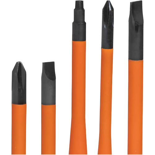 Slim-Tip Insulated Screwdriver Set, 1000 V, 6 Pcs OSI Industrial Sales