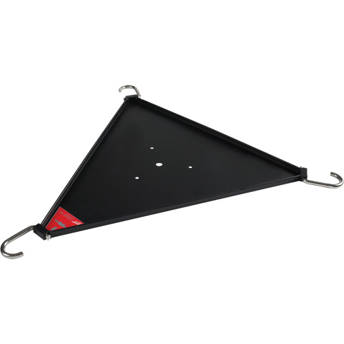 Tablette inf&eacute;rieure pour tr&eacute;pied de nivellement de 6 po avec &eacute;tau &agrave; chaîne OSI Industrial Sales