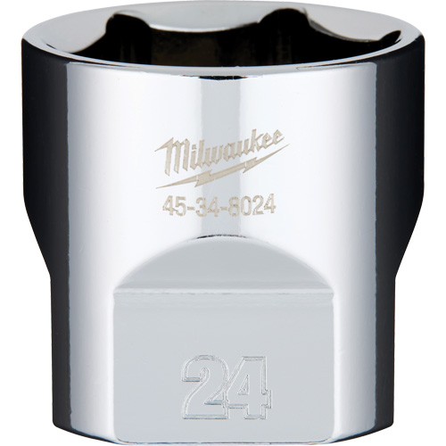 Metric Socket with Four Flat Sides, 24 mm, 3/8" Drive, 6 Points OSI Industrial Sales