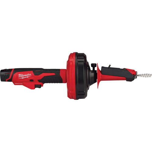 Trapsnake Auger with Cable Drive Automatic Feed & Retract, Powered, 25' Cable Length, 1/4" Cable Diameter OSI Industrial Sales