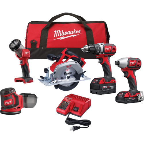 Trousse 5 pi&egrave;ces doutil combin&eacute; M18, Lithium-ion, 18 V OSI Industrial Sales