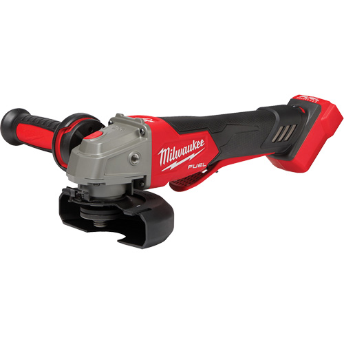 Meuleuse &agrave; frein &agrave; vitesse variable avec interrupteur &agrave; glissi&egrave;re non verrouillable M18 Fuel, 18 V, Mandrin 5"/4-1/2", Lithium-ion OSI Industrial Sales