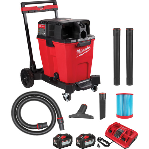 Aspirateur sec/humide sans fil &agrave; bloc-pile double M18 Fuel, 18 V, Capacit&eacute; 12 gal. OSI Industrial Sales