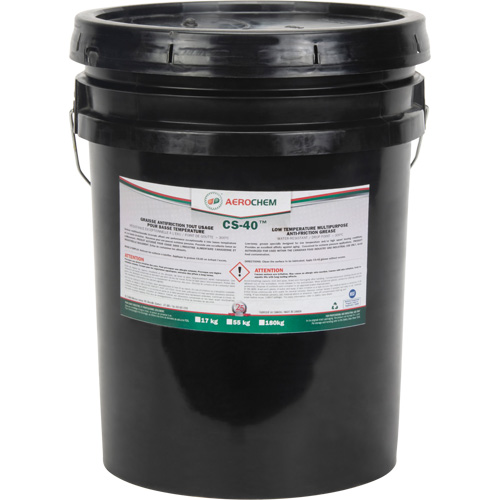 Graisse polyvalente pour basse temp&eacute;rature Gadus CS-40, 17 kg, Seau OSI Industrial Sales