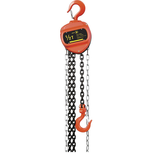 VCH Series Chain Hoist, 20' Lift, 2200 lbs. (1 tons) Capacity, Heat-Treated Alloy Steel Chain OSI Industrial Sales