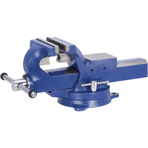 JADV-6 Super Heavy-Duty Bench Vise, 6" Jaw Width, 3-6/10" Throat Depth OSI Industrial Sales