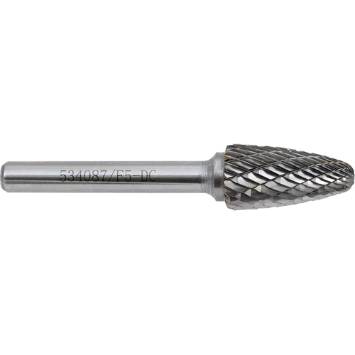 F5-DC Jet-Kut&reg; GP Carbide Burr, 1/2" Dia., 1" Depth of Cut OSI Industrial Sales
