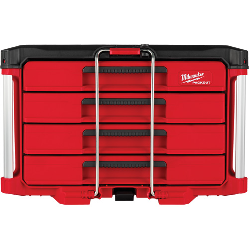 Boîte &agrave; outils avec 4 tiroirs PackOut, 16-3/10" x 22-1/5" x 14-3/10", Rouge OSI Industrial Sales