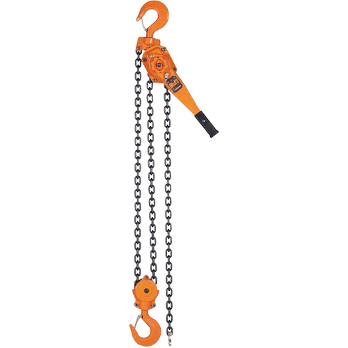 KLP-600L-5 KLP Series Lever Chain Hoists, 5' Lift, 12000 lbs. (6 tons) Capacity, Steel Chain OSI Industrial Sales