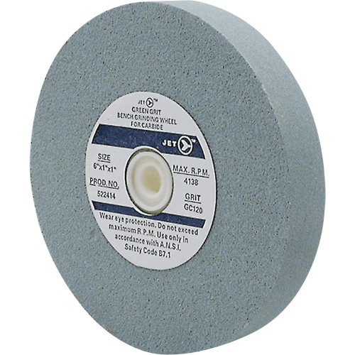 GC675C Bench Grinding Wheels, 6" x 3/4", 1" Arbor, Silicon Carbide OSI Industrial Sales