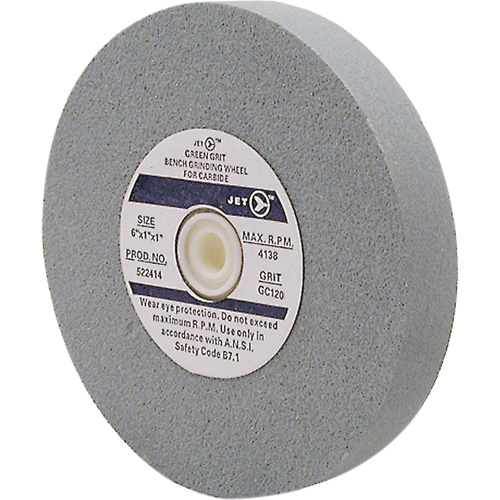 GC675M Bench Grinding Wheels, 6" x 3/4", 1" Arbor, Silicon Carbide OSI Industrial Sales