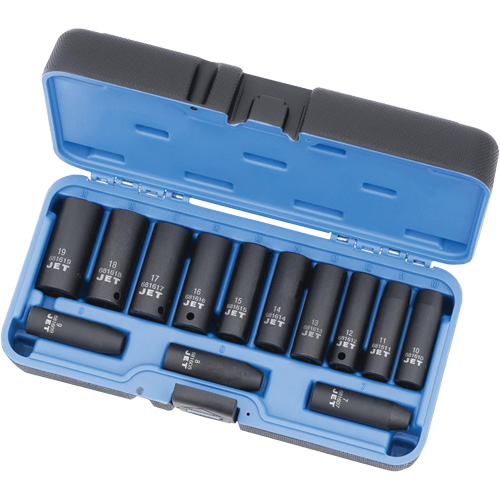 PS1338DM Jeux - douilles, 13 Mcx, Chocs, Prise de 3/8", Profond OSI Industrial Sales