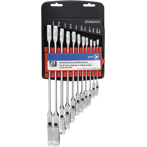 RCWS-11FS Jeu de cl&eacute;s &agrave; t&ecirc;te articul&eacute;e, Combinaison/T&ecirc;te articul&eacute;e, 11 morceaux, Imp&eacute;rial OSI Industrial Sales