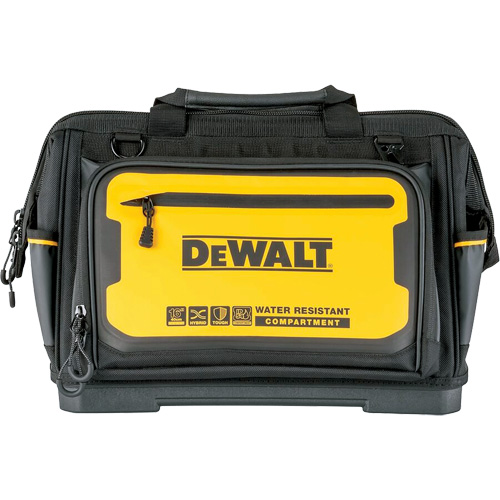 Sac &agrave; outils &agrave; bouche ouverte PRO 16", 31 pochettes, Noir/Jaune OSI Industrial Sales