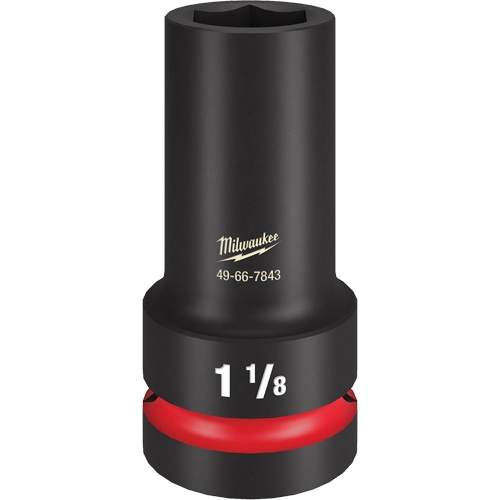 Douille &agrave; paroi extra mince Shockwave Impact Duty, Chocs, 1-1/8", Prise 1", 6 pans, Profond OSI Industrial Sales
