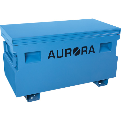 Jobsite Tool Box, 48" x 24" x 27-3/5", Steel, Blue OSI Industrial Sales