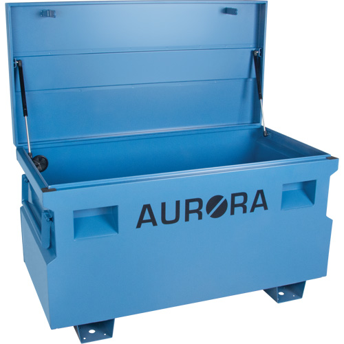Jobsite Tool Box, 48" x 24" x 27-3/5", Steel, Blue OSI Industrial Sales