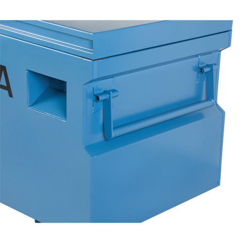 Jobsite Tool Box, 60" x 24" x 27-1/2", Steel, Blue OSI Industrial Sales