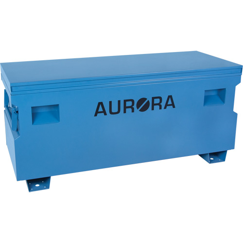 Jobsite Tool Box, 60" x 24" x 27-1/2", Steel, Blue OSI Industrial Sales