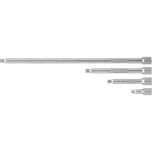 Jeu de rallonges prise, Prise de 1/4", Fini Chrome, 4 Mcx OSI Industrial Sales
