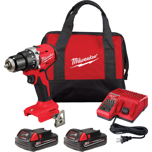 Ensemble perfomarteau/tournevis compact sans balai  M18, Lithium-ion, 18 V, Mandrin 1/2", Couple 550 lb-po OSI Industrial Sales