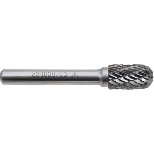 C3-DC JET-KUT GP Round Nose Shape Carbide Bur, 3/8" Dia. OSI Industrial Sales