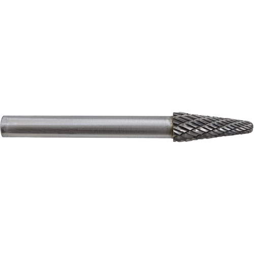 L2-DC JET-KUT Taper Shape Bur 9 (Radius End), 5/16" Dia. OSI Industrial Sales