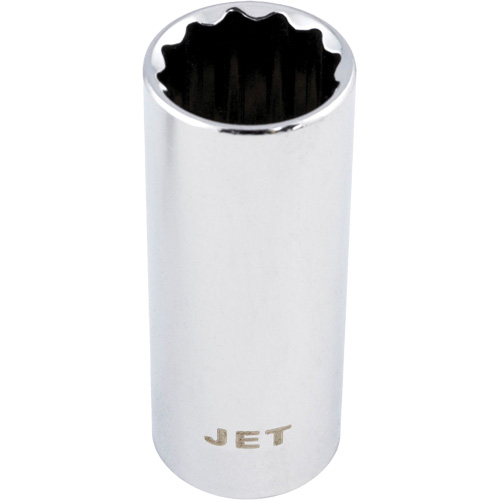 Douille chrom&eacute;e, 10 mm, Prise 1/4", 12 pans, Profond OSI Industrial Sales