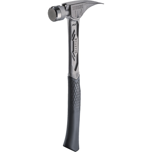 Marteau de charpente en titane meul&eacute; TIBONE, 14 oz, Prise en Acier plein, 15-1/4" lo OSI Industrial Sales