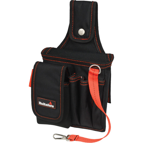 Small Technician's Pouch, Ballistic Polyester, Black/Red OSI Industrial Sales
