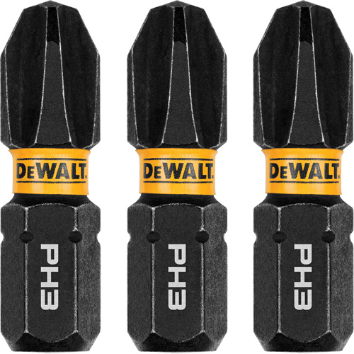 3-Piece FLEXTORQ&reg; Impact Screwdriving Bits, Phillips, #3, 1/4" Drive OSI Industrial Sales