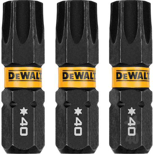 3-Piece FLEXTORQ&reg; Impact Screwdriving Bits, Torx, T-40, 1/4" Drive OSI Industrial Sales