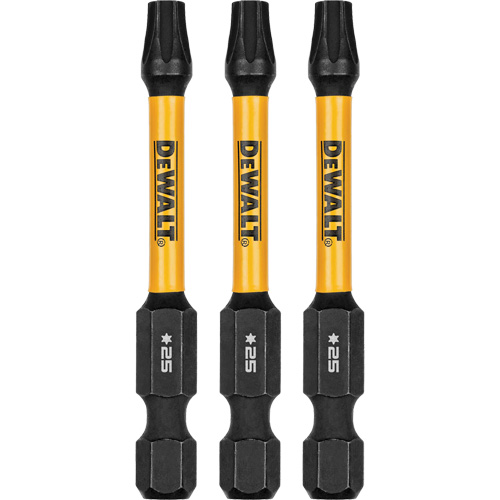 Forets pour tournevis &agrave; chocs FLEXTORQ 3 mcx, Torx, T-25, Prise 1/4" OSI Industrial Sales