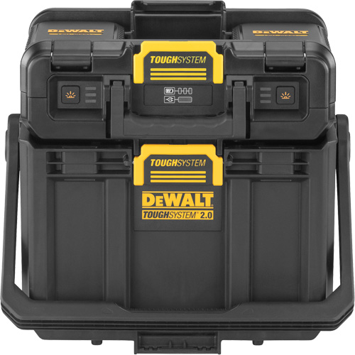 Baladeuse ajustable ToughSystem 2.0 avec rangement, 16" x 11" x 14", Noir/Jaune OSI Industrial Sales