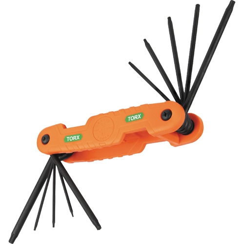 Jeu pliant de cl&eacute;s hexagonales Pro, 10 mcx, Torx OSI Industrial Sales