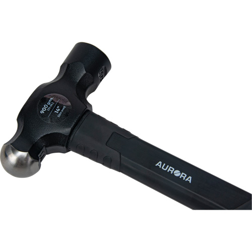 Marteau &agrave; panne ronde, Poids de la t&ecirc;te 32 oz, Face Ordinaire, Prise Fibre de verre OSI Industrial Sales