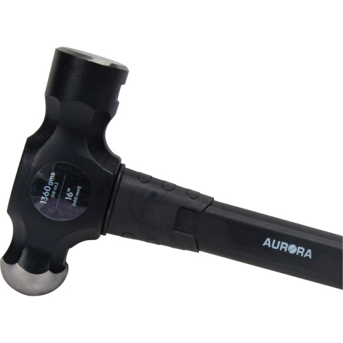 Marteau &agrave; panne ronde, Poids de la t&ecirc;te 48 oz, Face Ordinaire, Prise Fibre de verre OSI Industrial Sales