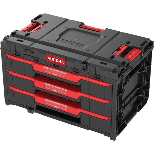 Arx&reg; 3-Drawer Toolbox, 23-1/10" x 15" x 13-2/5", Black OSI Industrial Sales