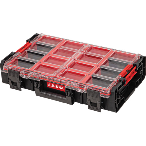 Organisateur tr&egrave;s-grand avec bacs courts Arx, 23" x 15-1/5" x 5", Noir OSI Industrial Sales