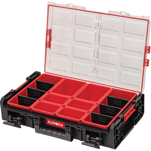 Organisateur tr&egrave;s-grand avec bacs courts Arx, 23" x 15-1/5" x 5", Noir OSI Industrial Sales
