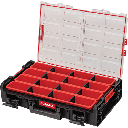Organisateur tr&egrave;s grand avec bacs longs Arx, 23" x 15-1/5" x 5", Noir OSI Industrial Sales